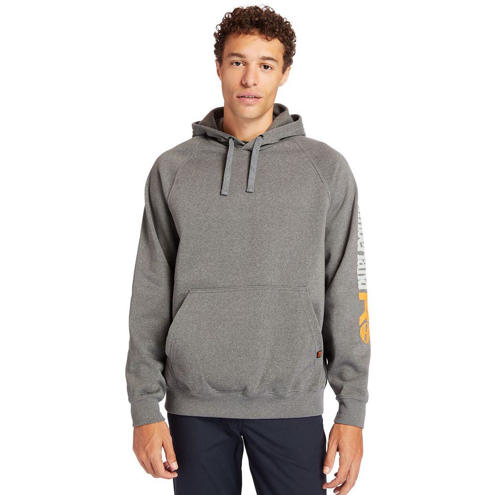 Timberland Mens Sweatshirts PRO® Hood Honcho Sport Hoodie - Dark Grey - India TQ6831702